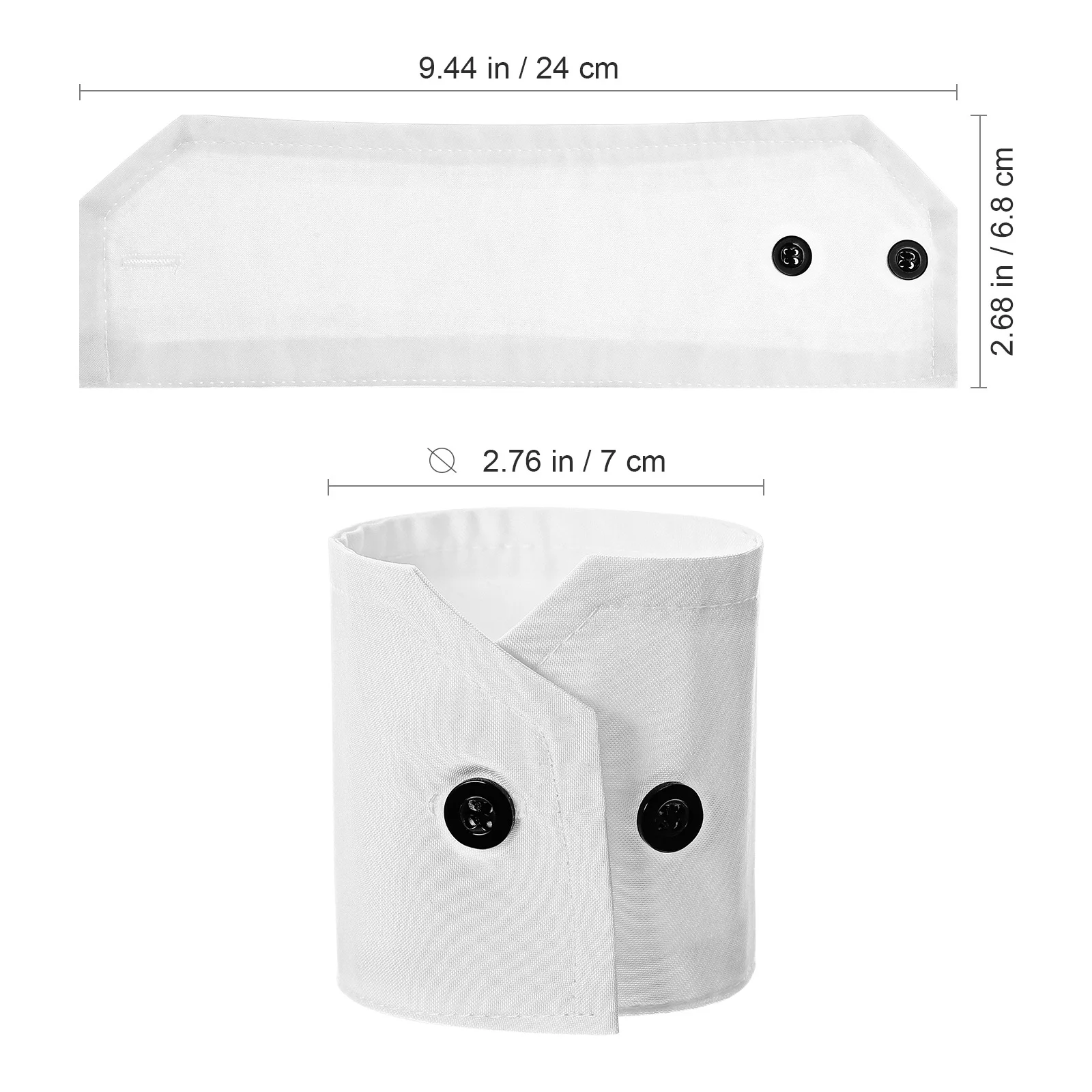 1 пара кружевных цветочных декоративных манжет на запястья - Фотография_2