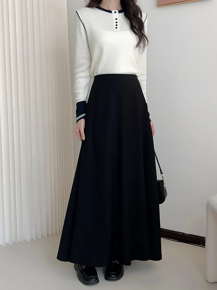 Tiyihailey длинные макси-трапеции с высокой талией - Фотография_3