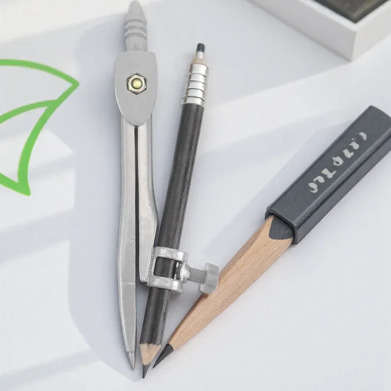 Прецизионный металлический компас с блестящим покрытием - Фотография_6