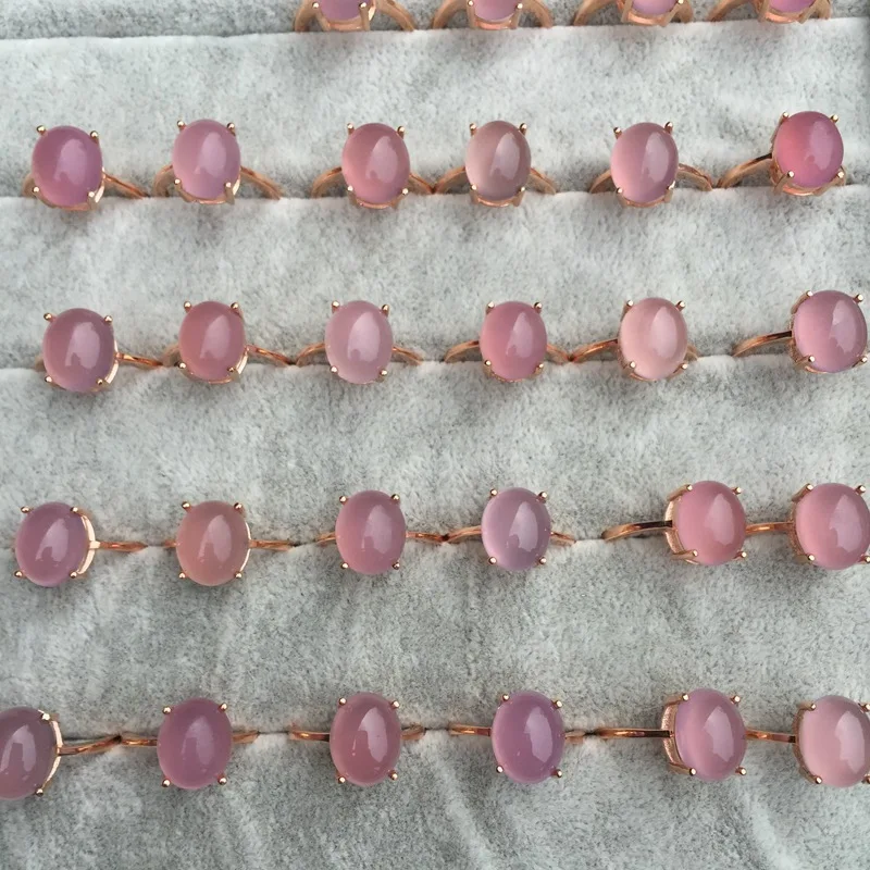 Meibapj натуральный розовый халцедон - Фотография_4