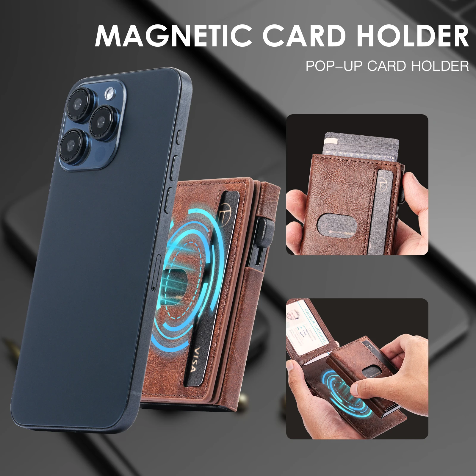 Кошелек из натуральной кожи с блокировкой rfid - Фотография_4