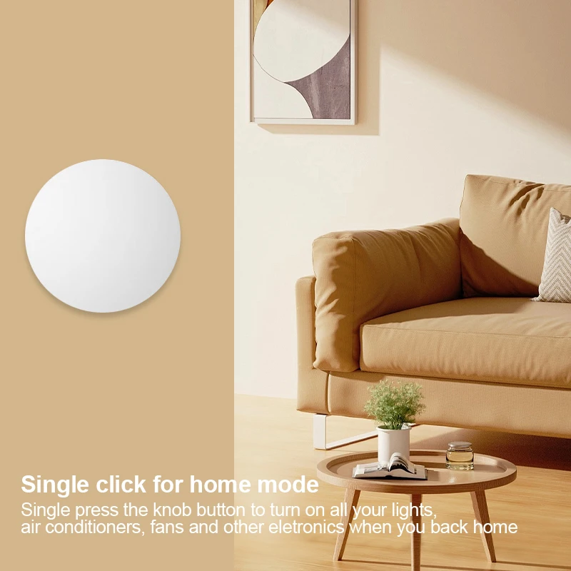 Tuya zigbee умная беспроводная кнопка переключения сцен - Фотография_3