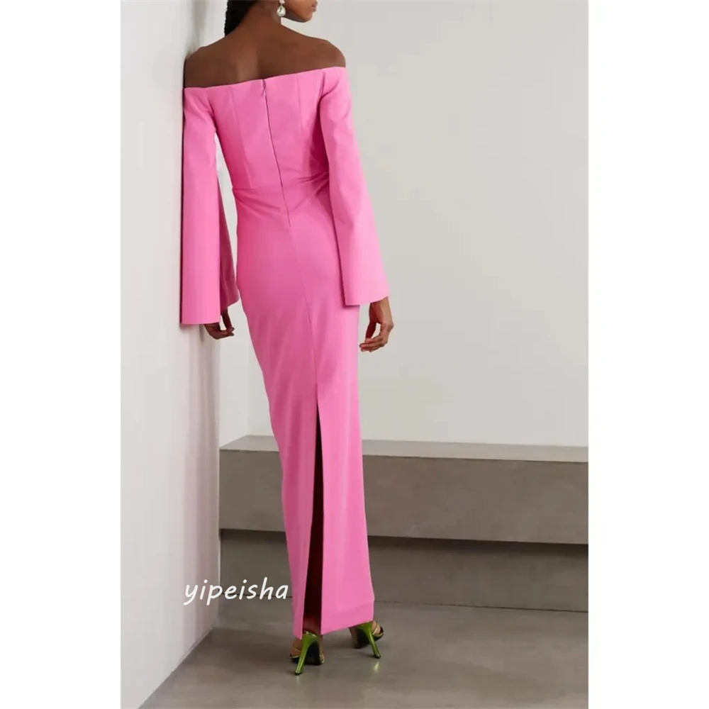 Длинные платья из джерси jiayigong с драпировкой и оборками quinceanera - Фотография_4