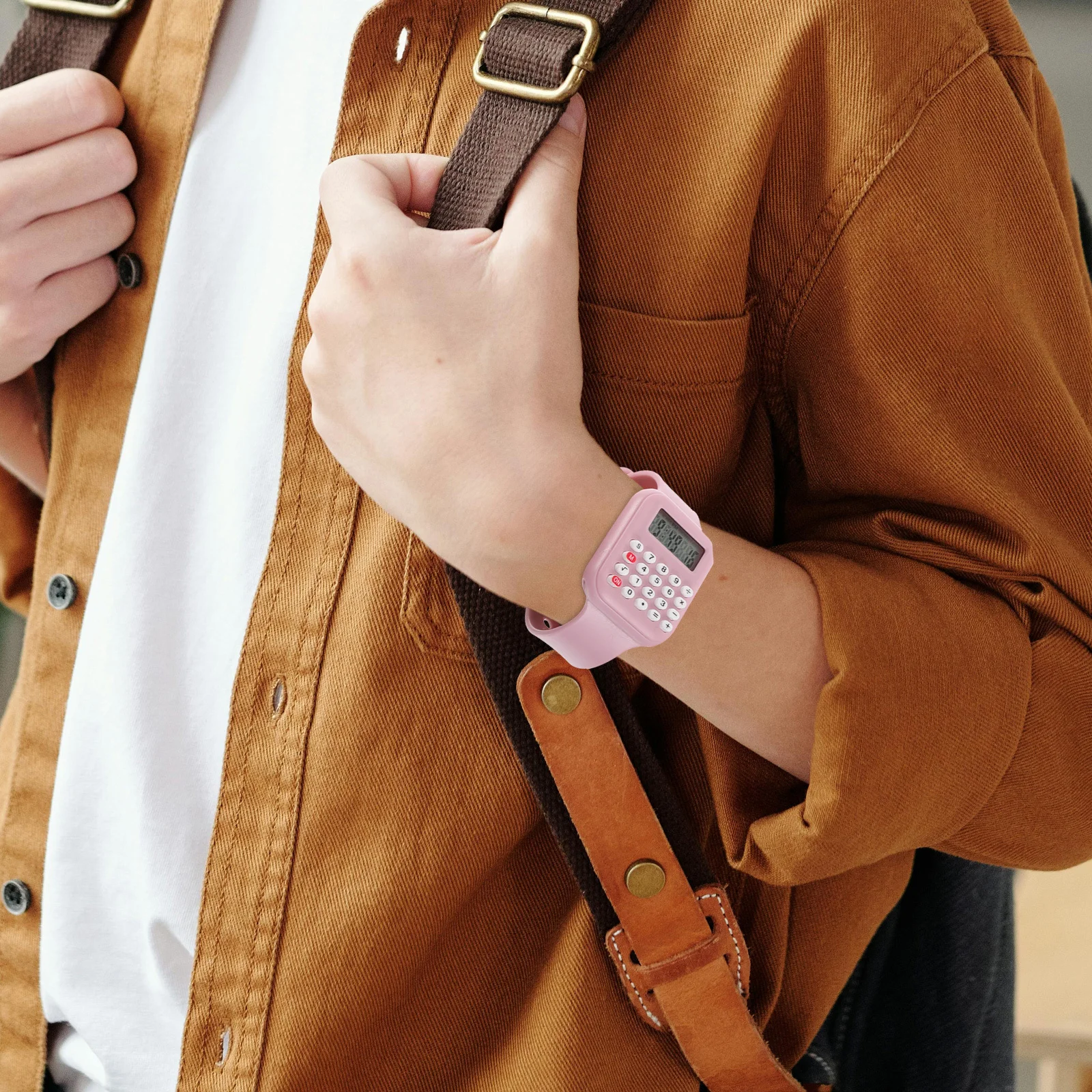 Часы-калькулятор для мини-портативного электронного счетного инструмента