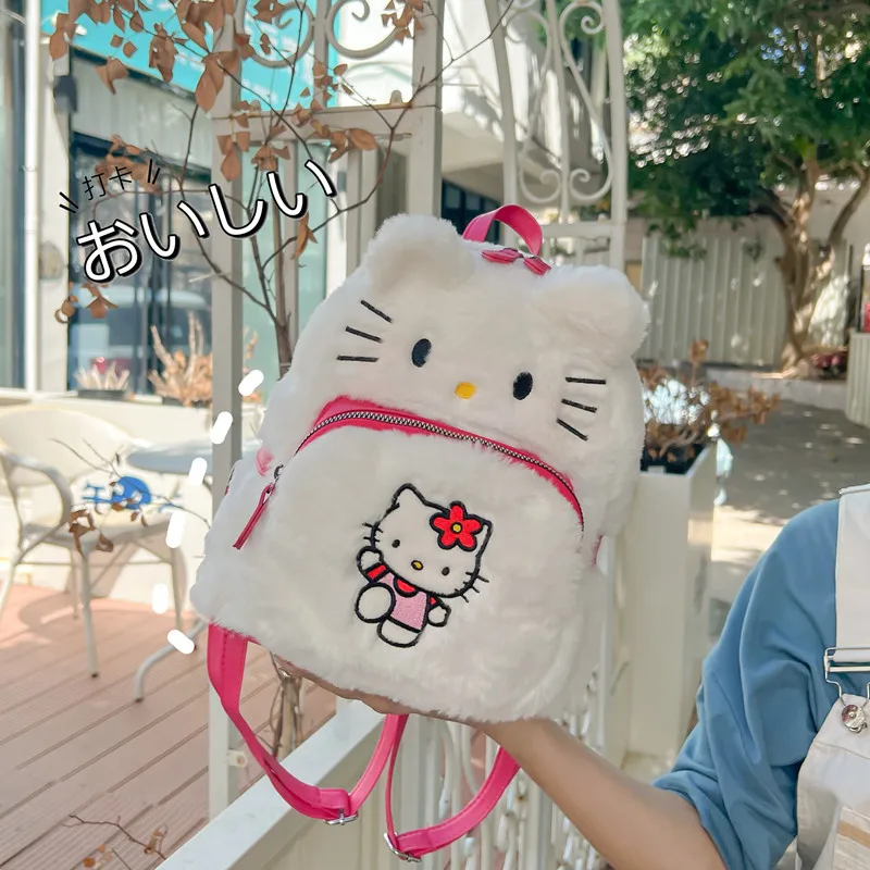 Аниме sanrio плюшевый рюкзак милый - Фотография_4