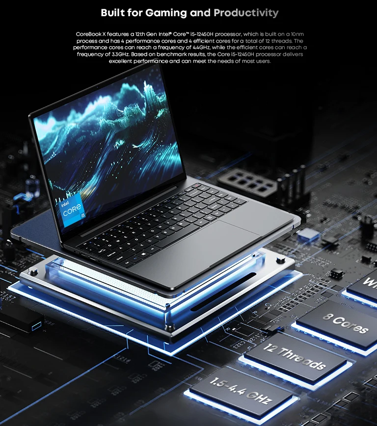 Игровой ноутбук chuwi corebook x intel core i5 12450h - Фотография_3