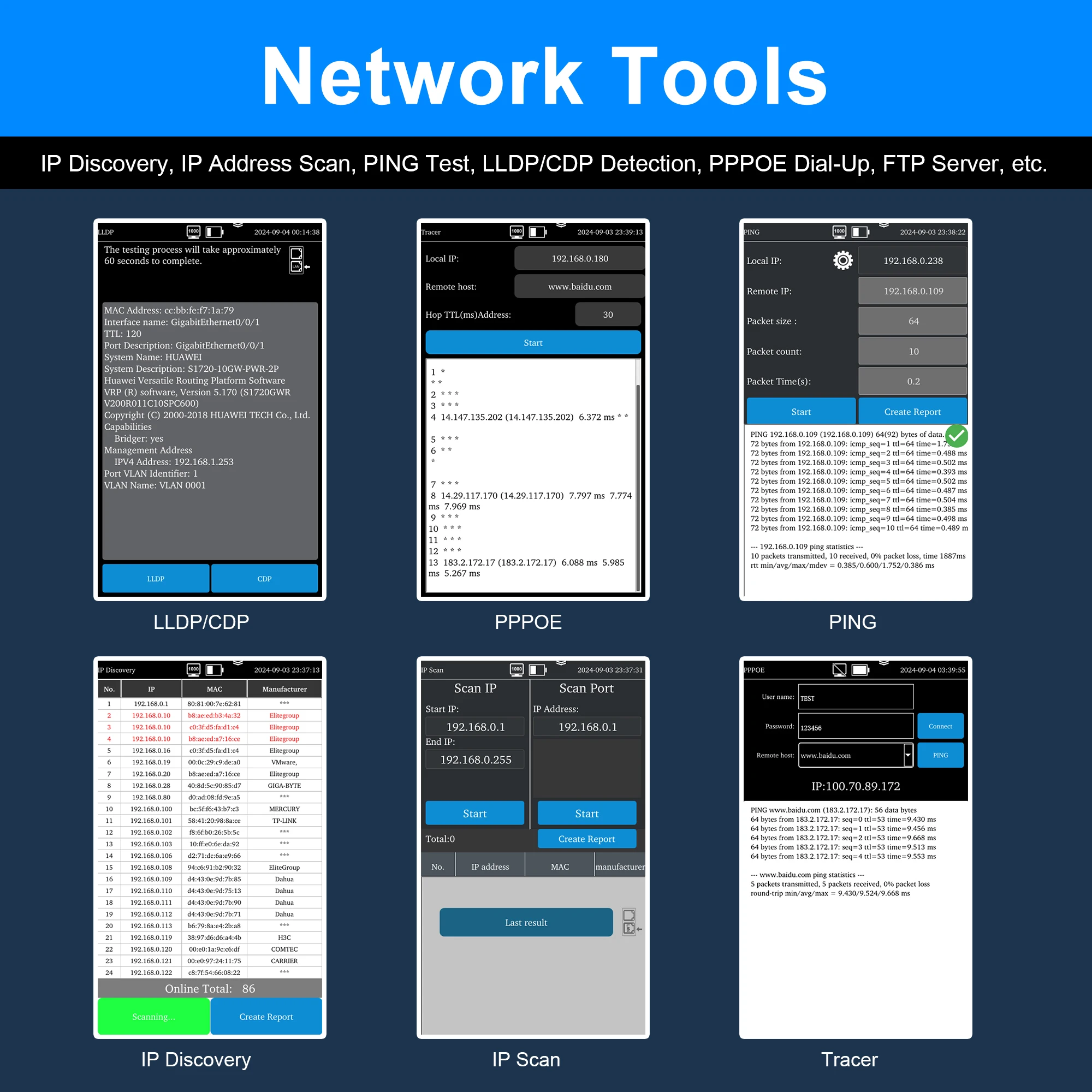 Wanglu тестер сетевого кабеля тестер - Фотография_6