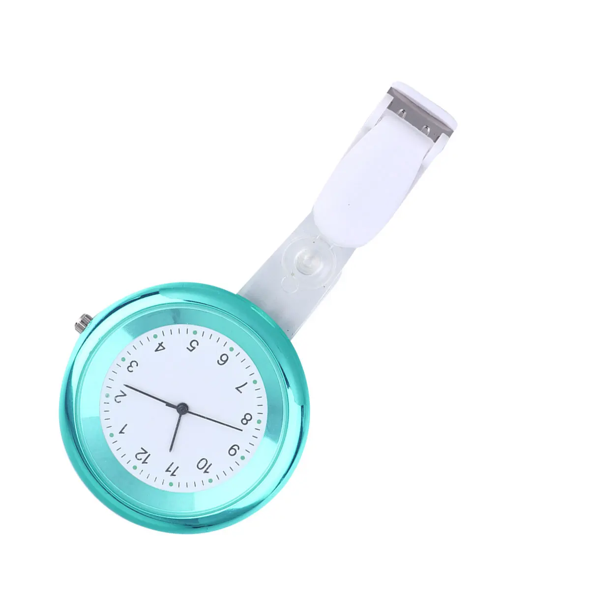 Синие красочные подвесные карманные часы из сплава для медсестры - Фотография_6