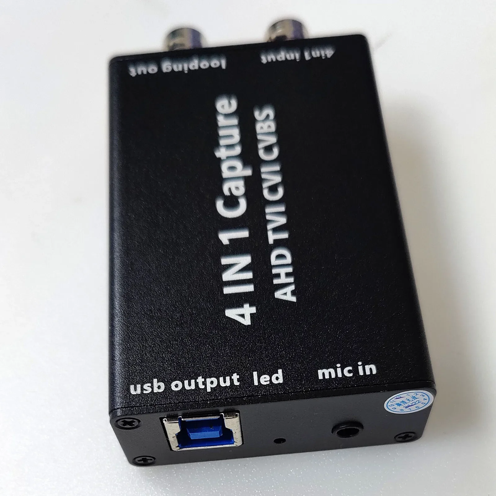 4-в-1 bnc к usb capture ahd tvi cvi cvbs к usb capture  - Фотография_5