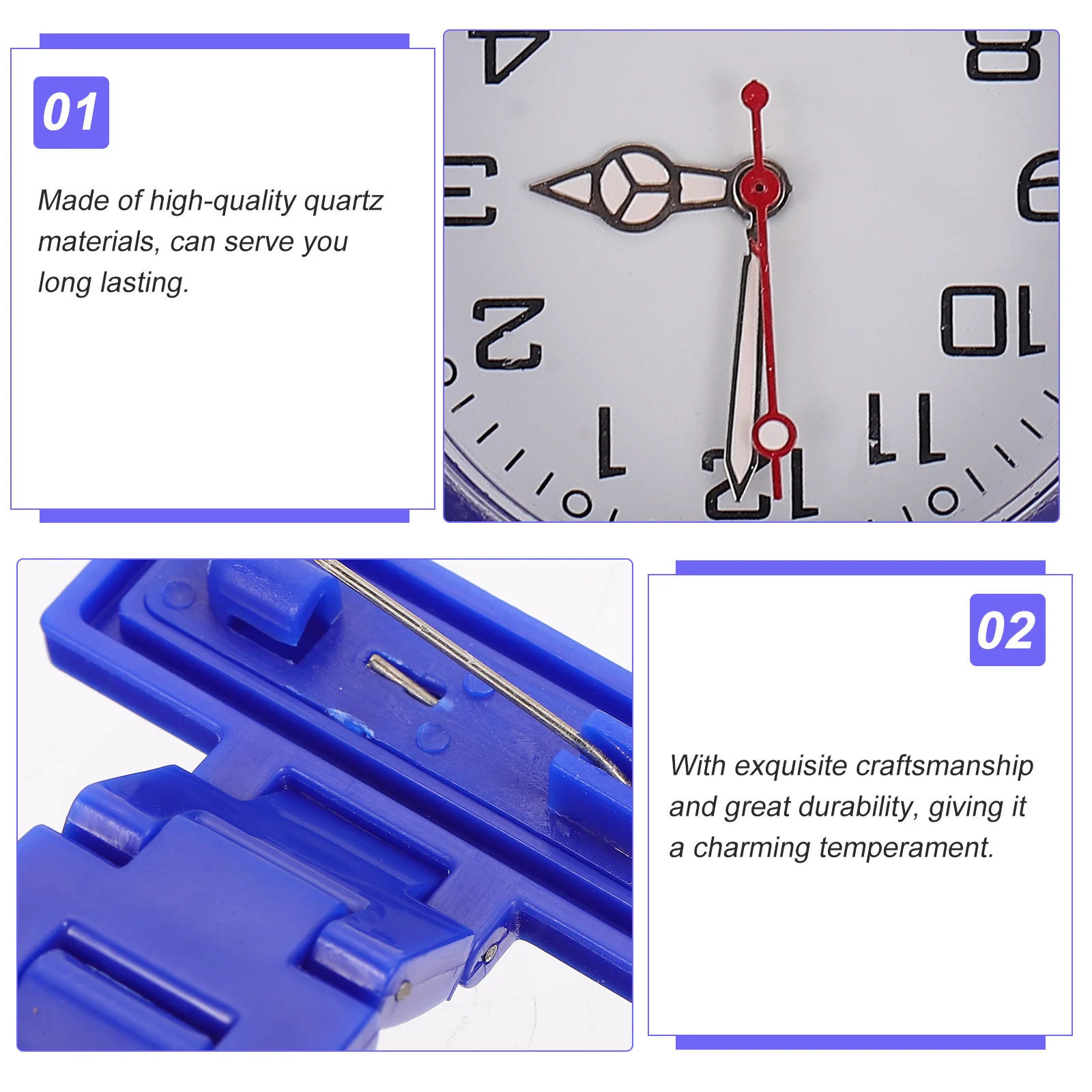 Водонепроницаемые светящиеся карманные часы для медсестры и врача - Фотография_2