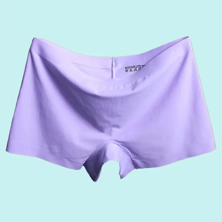 Женские хлопковые шорты-боксеры ice шелковое бесшовное белье - Фотография_6