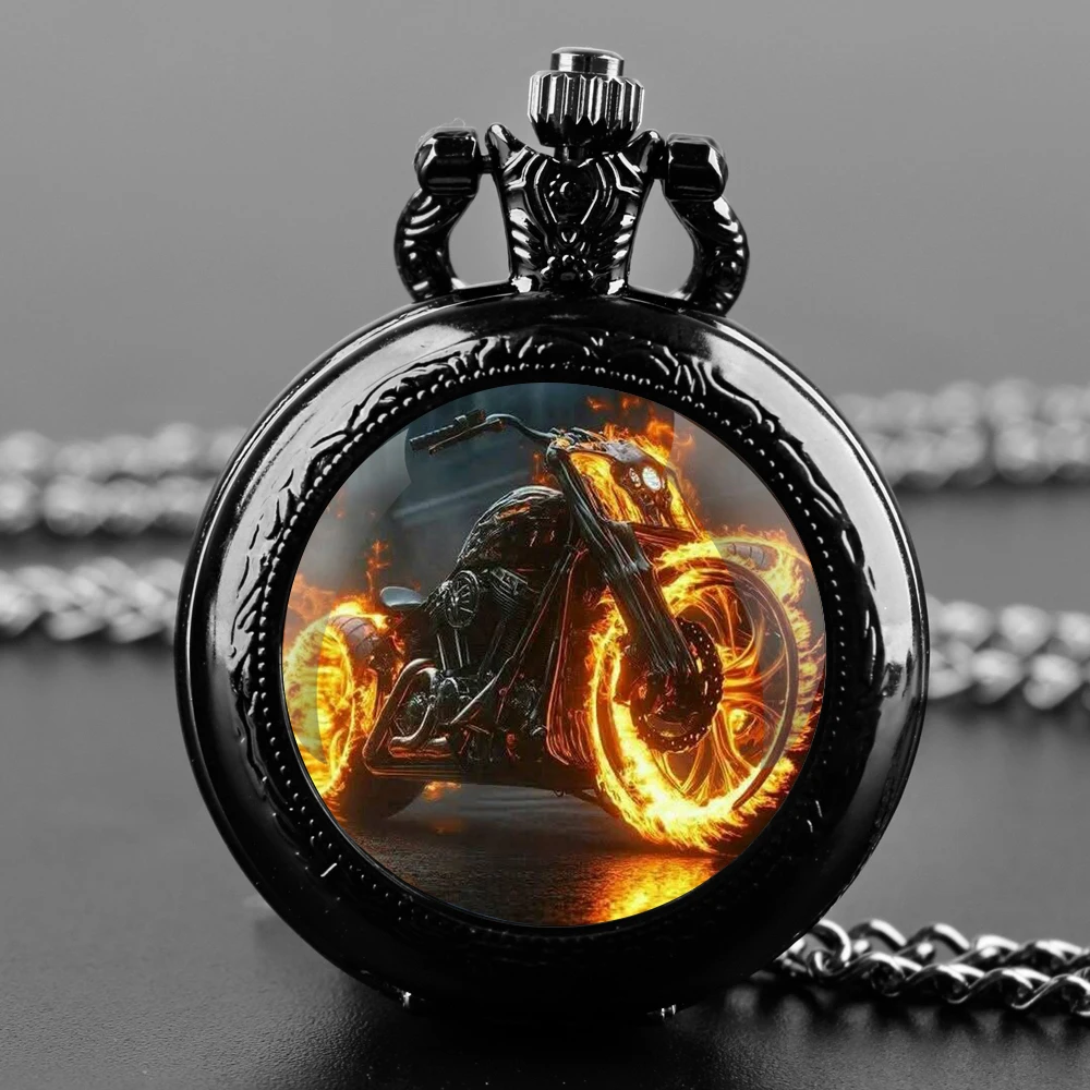 Дизайн мотоцикла кварцевые карманные - Фотография_3