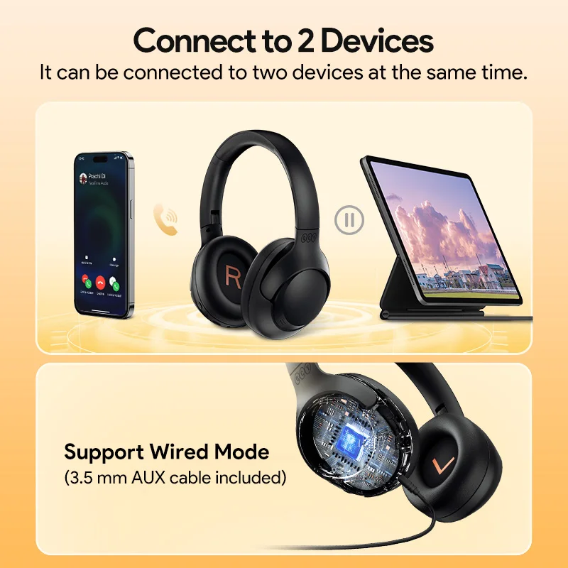 Qcy h3 anc беспроводные наушники bluetooth 5 - Фотография_5