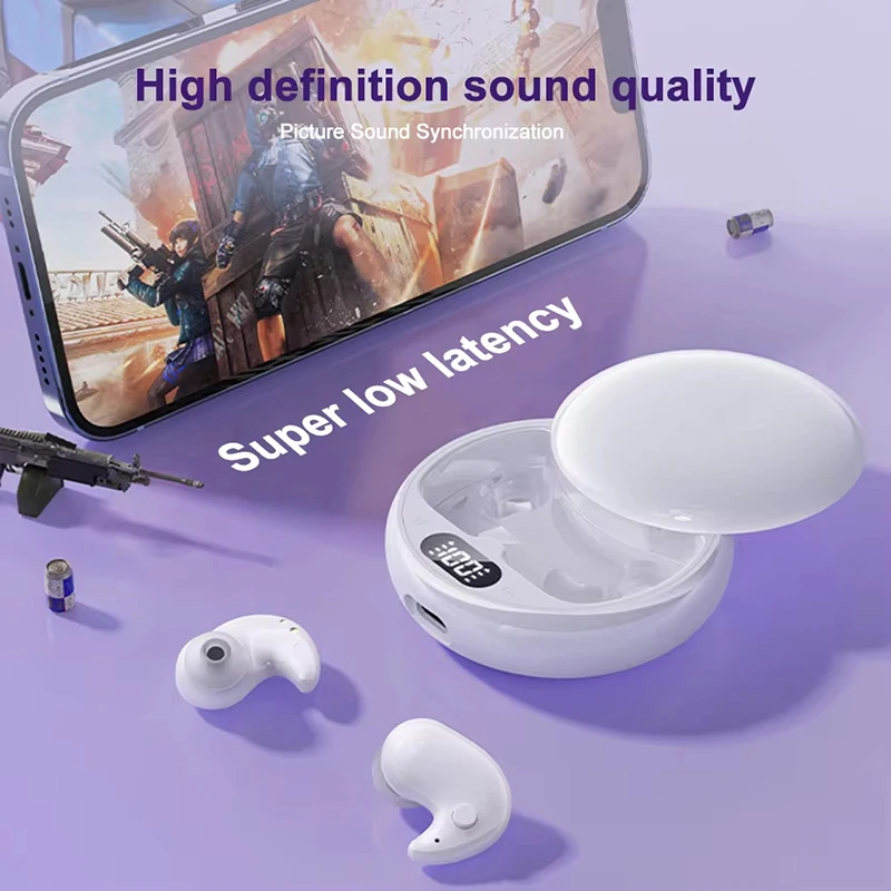 Xiaomi y36 sleep mini невидимая гарнитура bluetooth 5 - Фотография_3