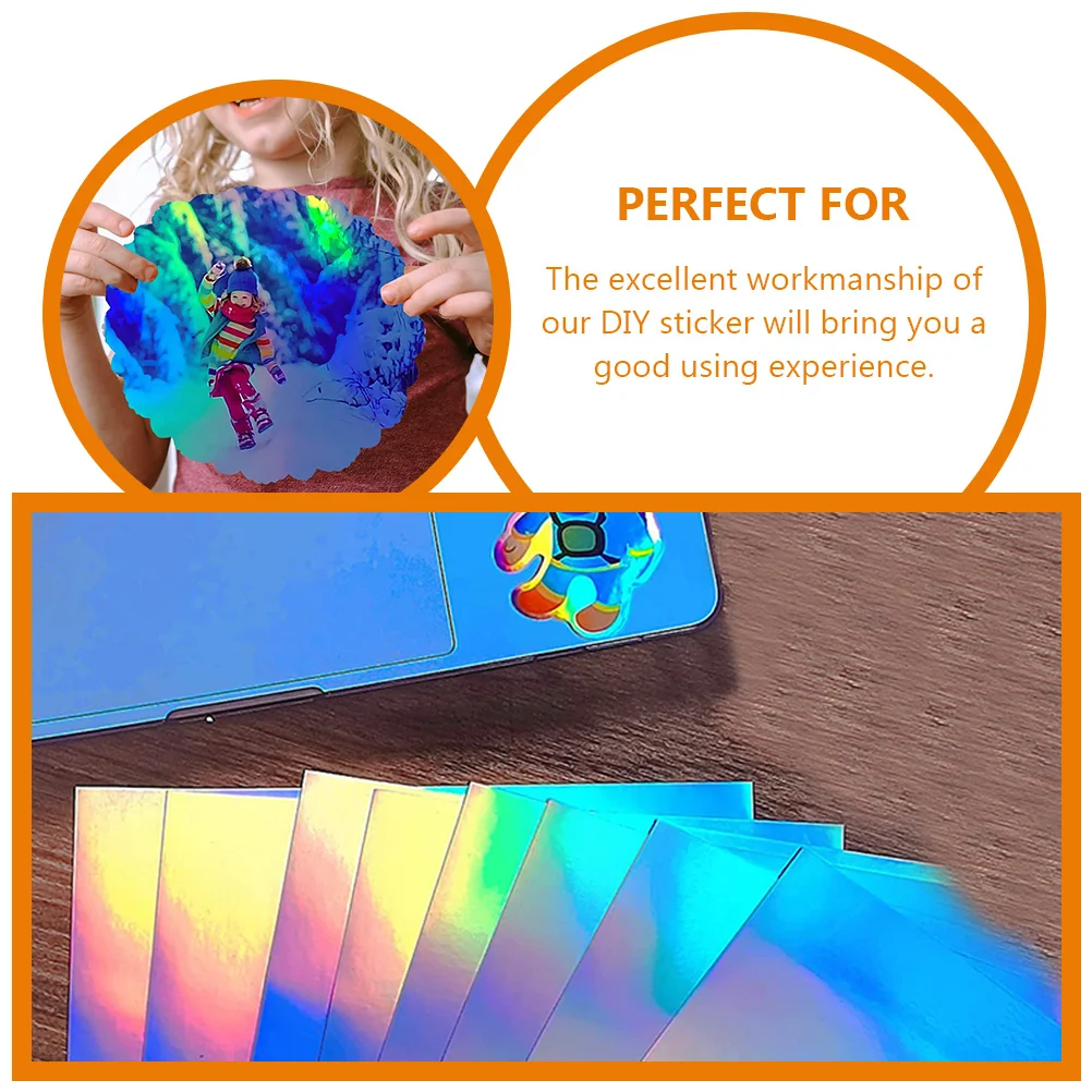 20 листов голографическая наклейка - Фотография_5