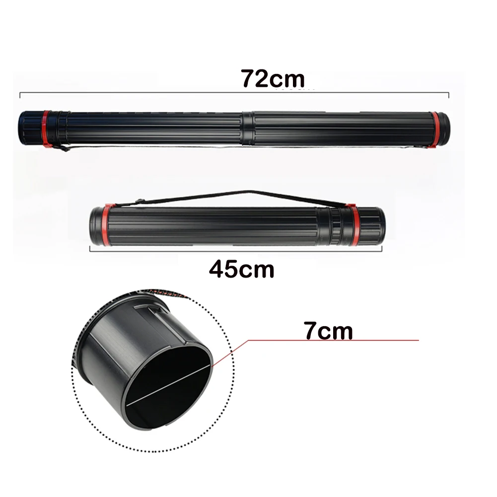 Водонепроницаемая телескопическая трубка для плакатов - Фотография_2