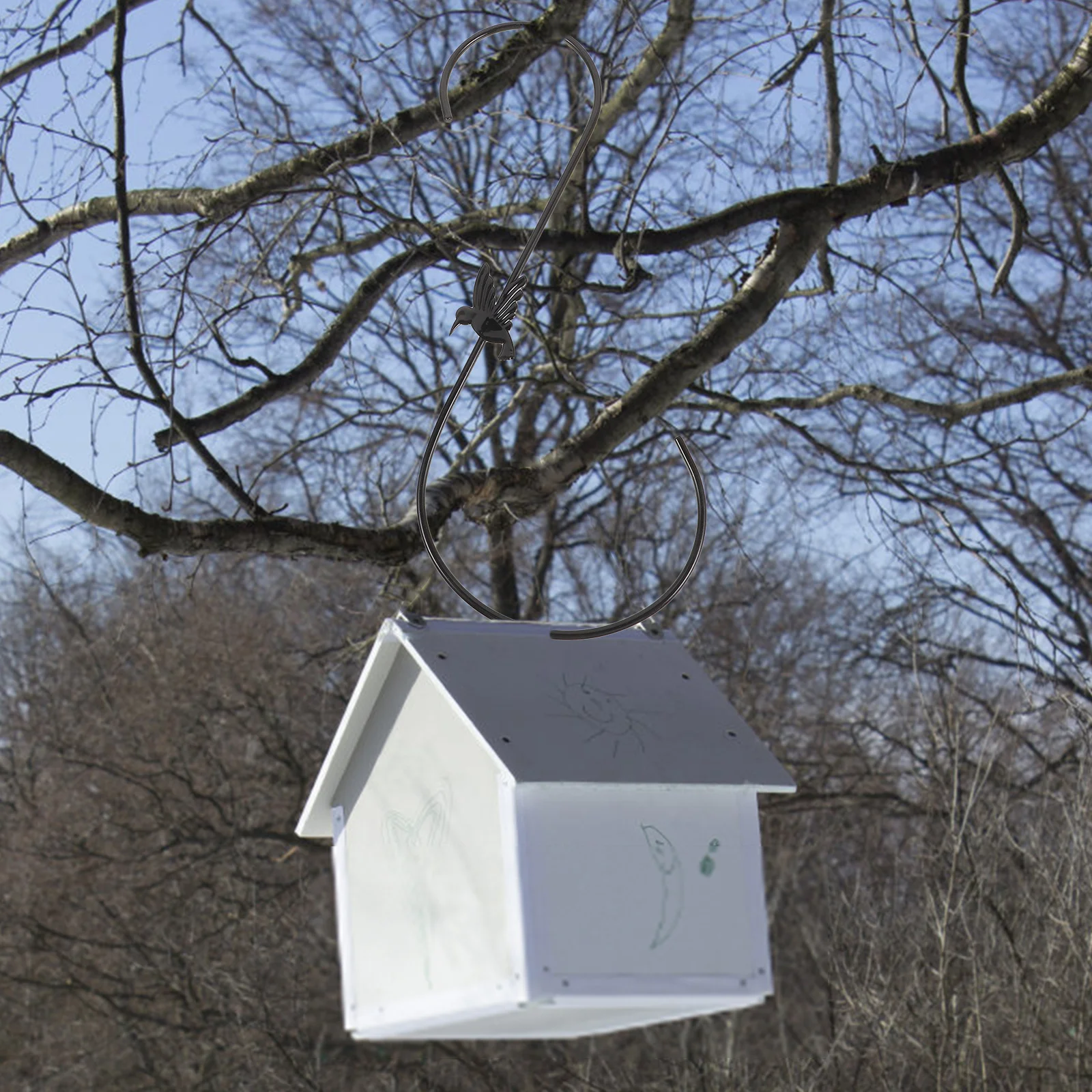 30 см металлические крючки для растений для улицы