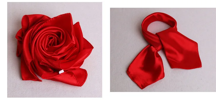 Обувь на любой сезон; новое однотонное цвет для женщин шёлковый шарф - Фотография_6