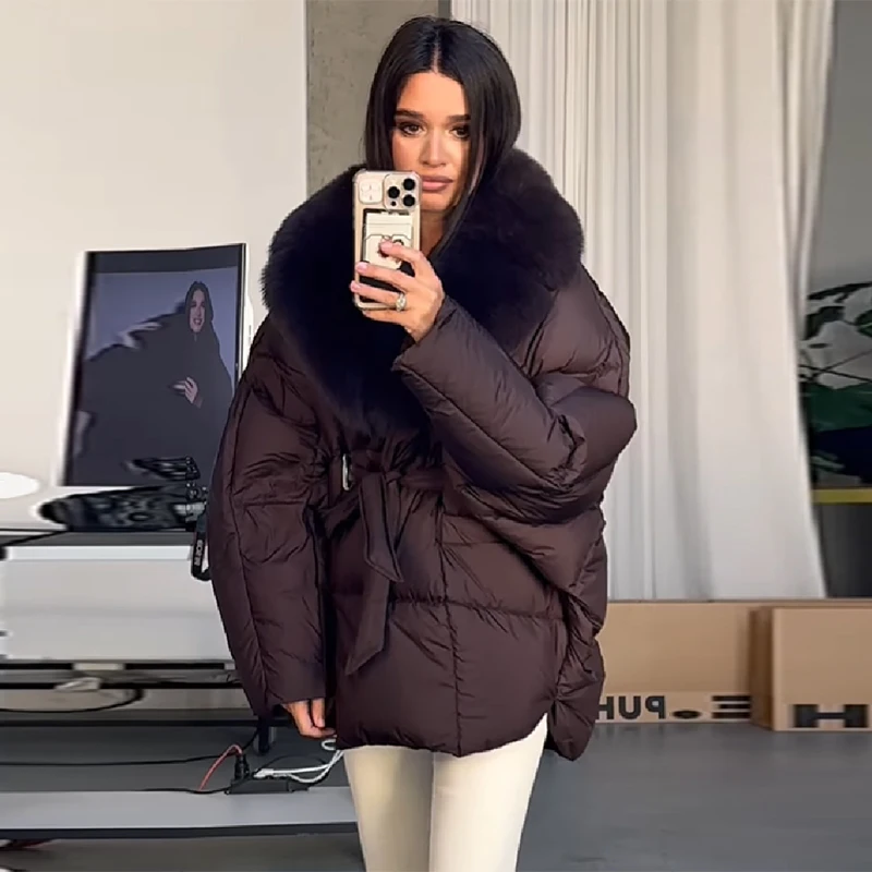 Элегантное модное толстое хлопковое пальто - Фотография_6