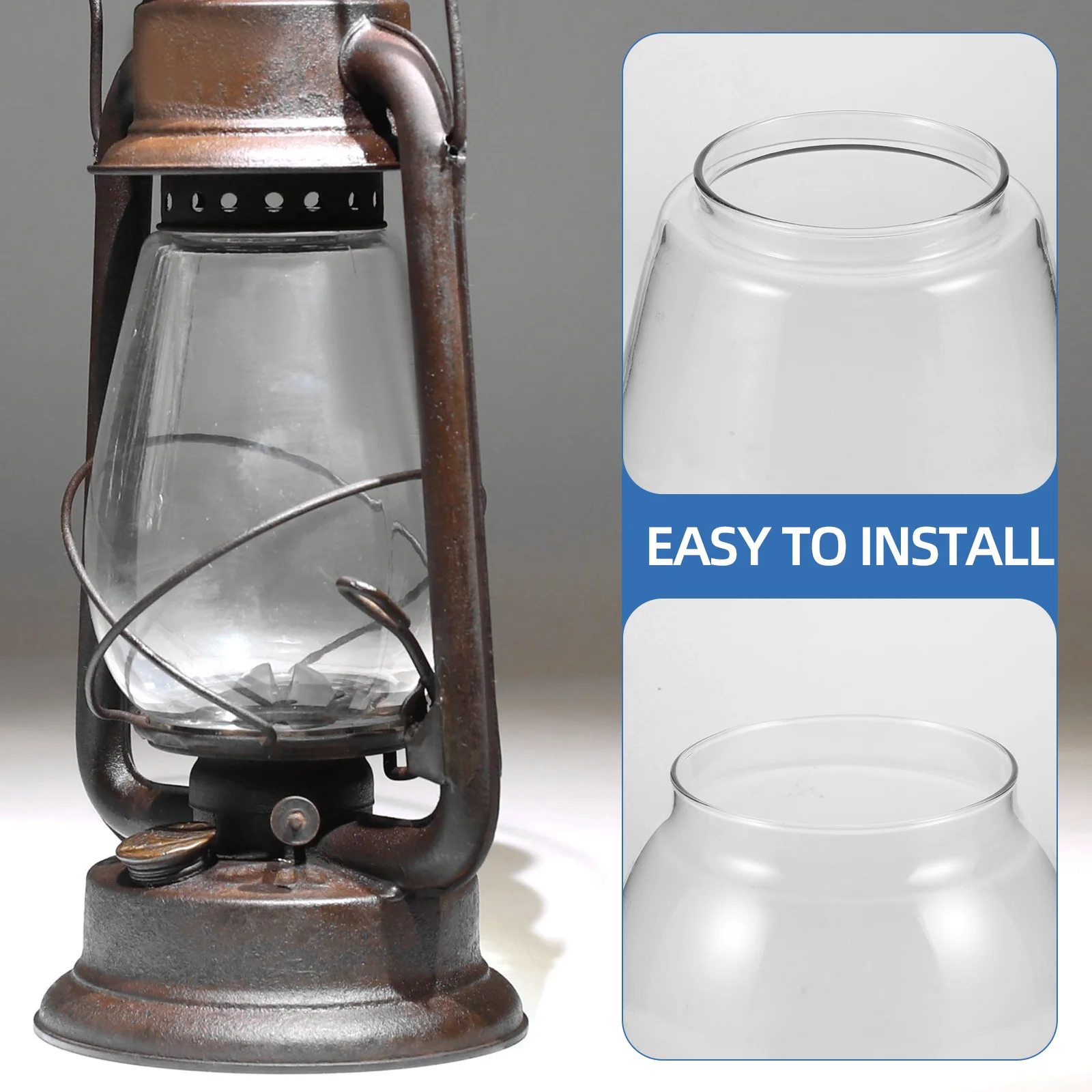 Фонари, стеклянный масляный абажур - Фотография_5