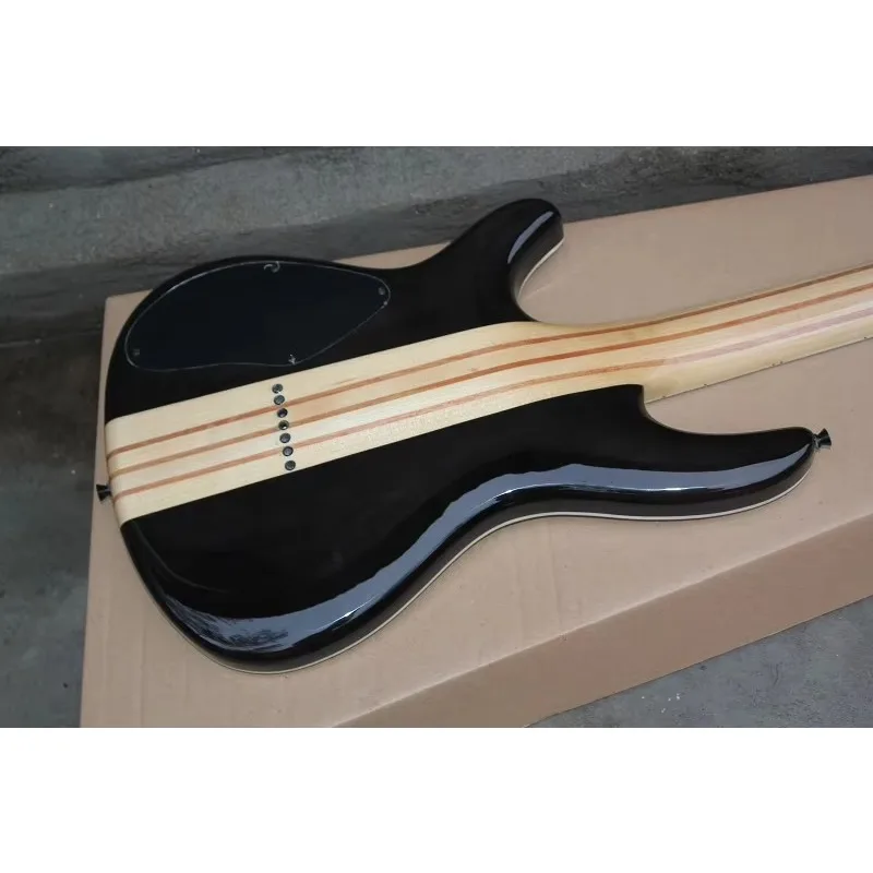 Электрогитара stlf7 strings blue body со шпоном из пламенного клена - Фотография_5