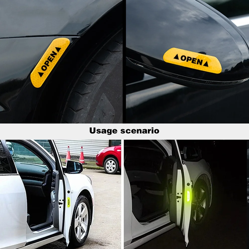 Светоотражающая наклейка на дверь автомобиля - Фотография_2