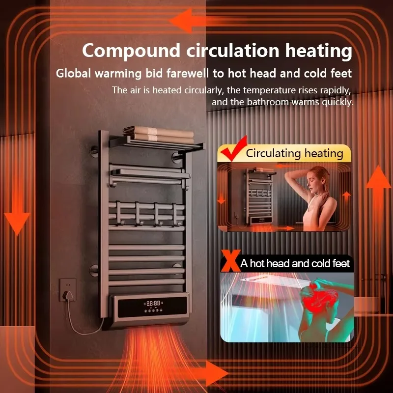 Заводской полотенцесушитель для ванны 2 в 1 с таймером - Фотография_2