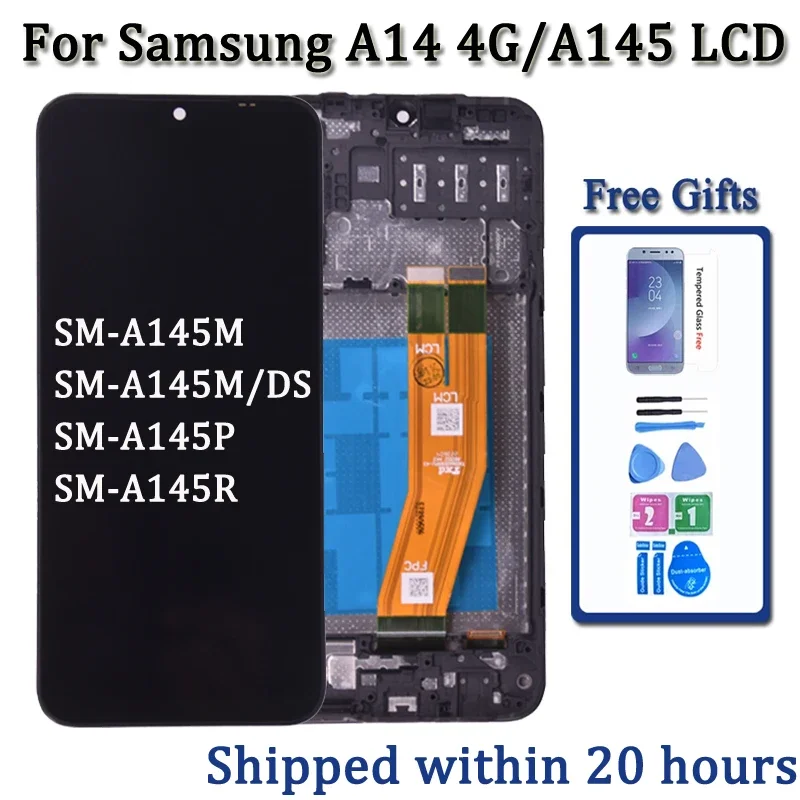 6,6 дюйма для samsung a14 4g жк-дисплей