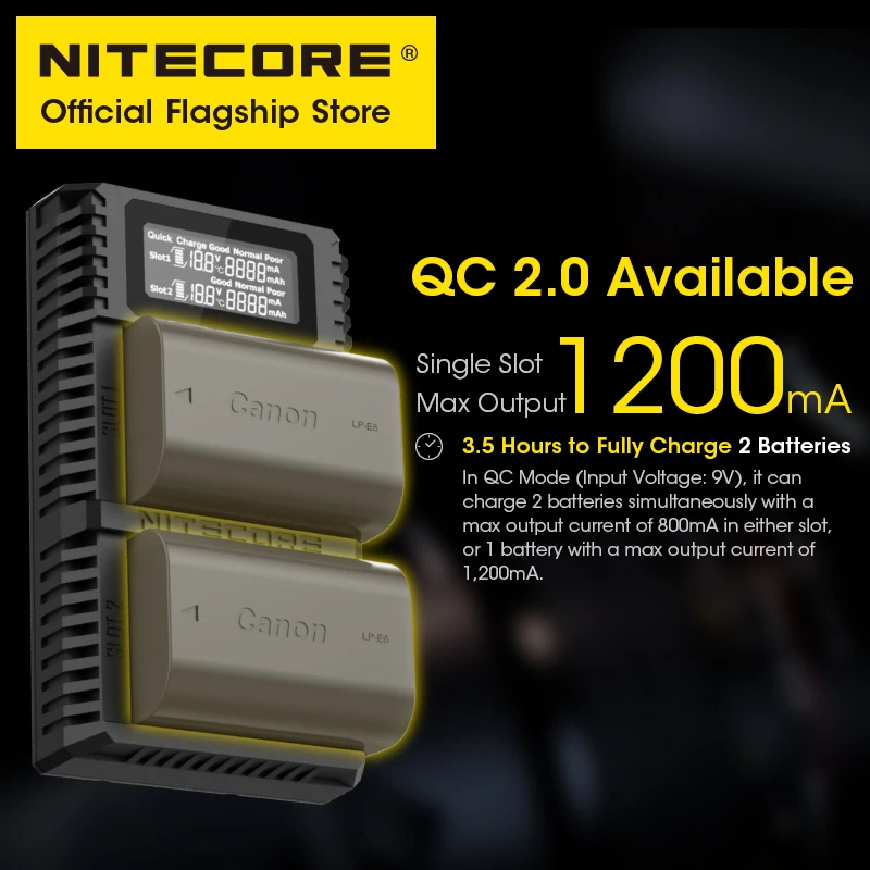Зарядное устройство nitecore ucn2 pro для камеры - Фотография_2