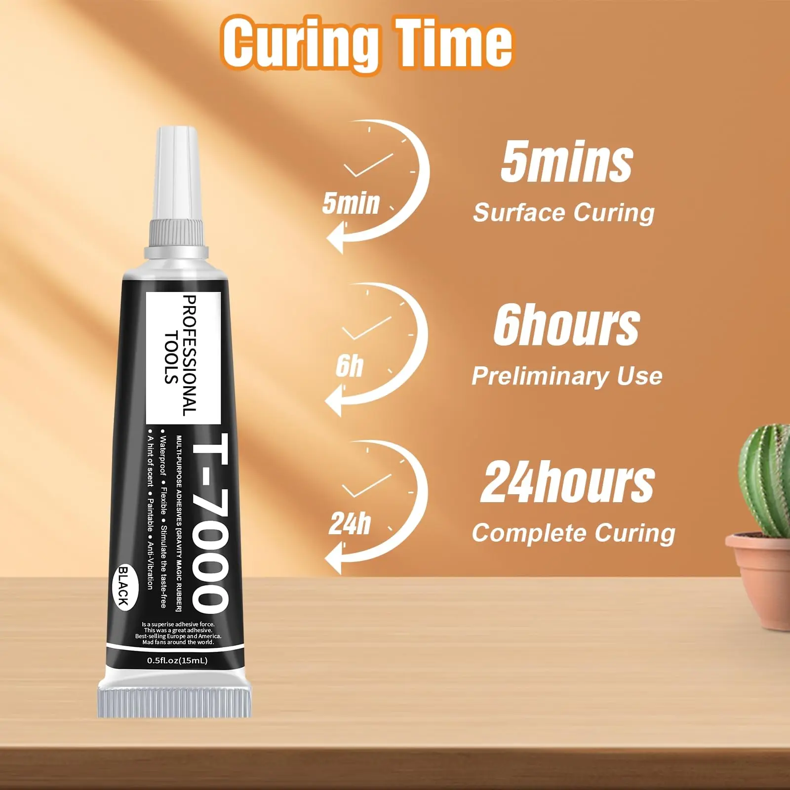 T7000 черный клей для ремонта мобильного экрана - Фотография_3