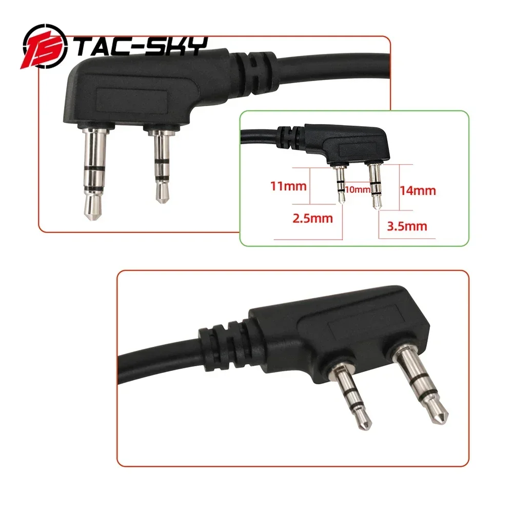 Tac-sky 2-контактный адаптер kenwood u94 ptt - Фотография_5