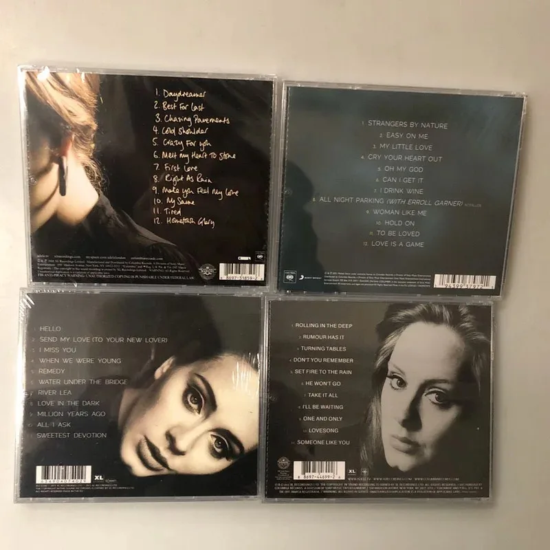 Классический музыкальный cd adele adkins 19 21 25 30 альбом 4 шт - Фотография_2
