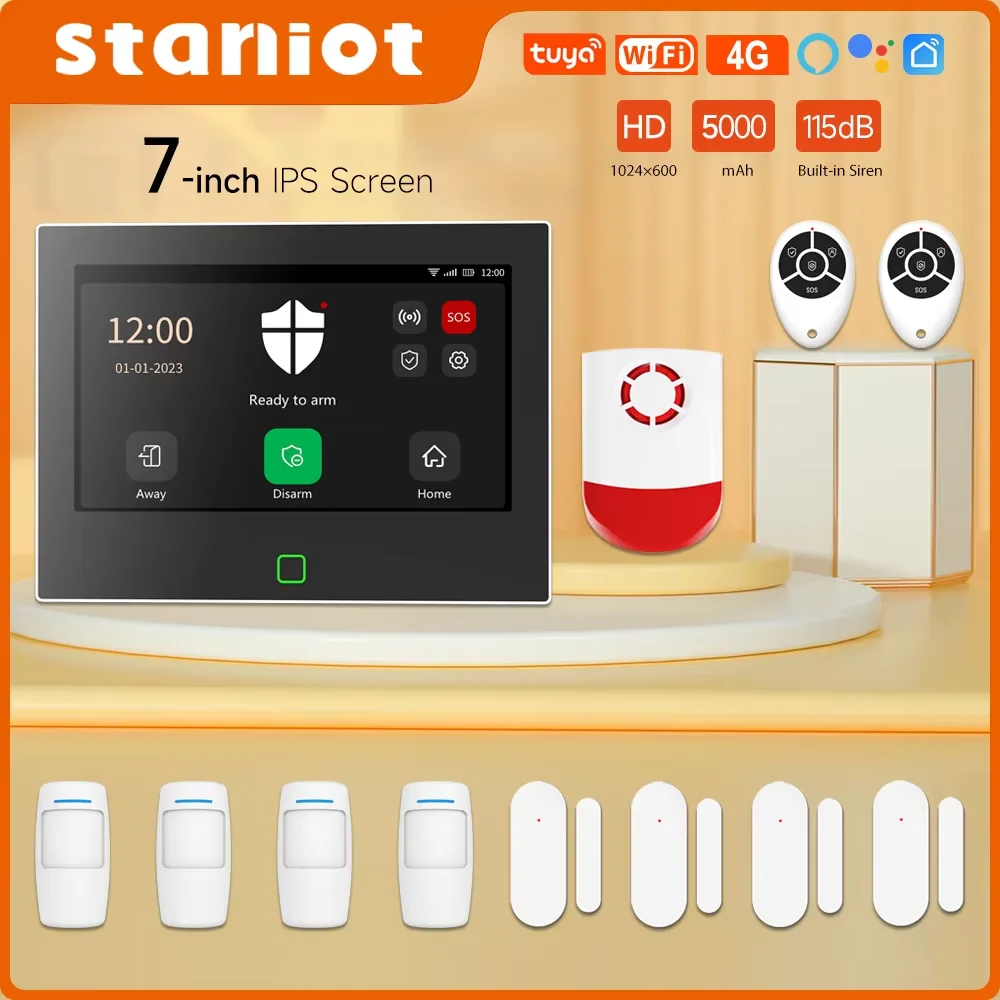 Staniot 7 дюймов домашняя сигнализация