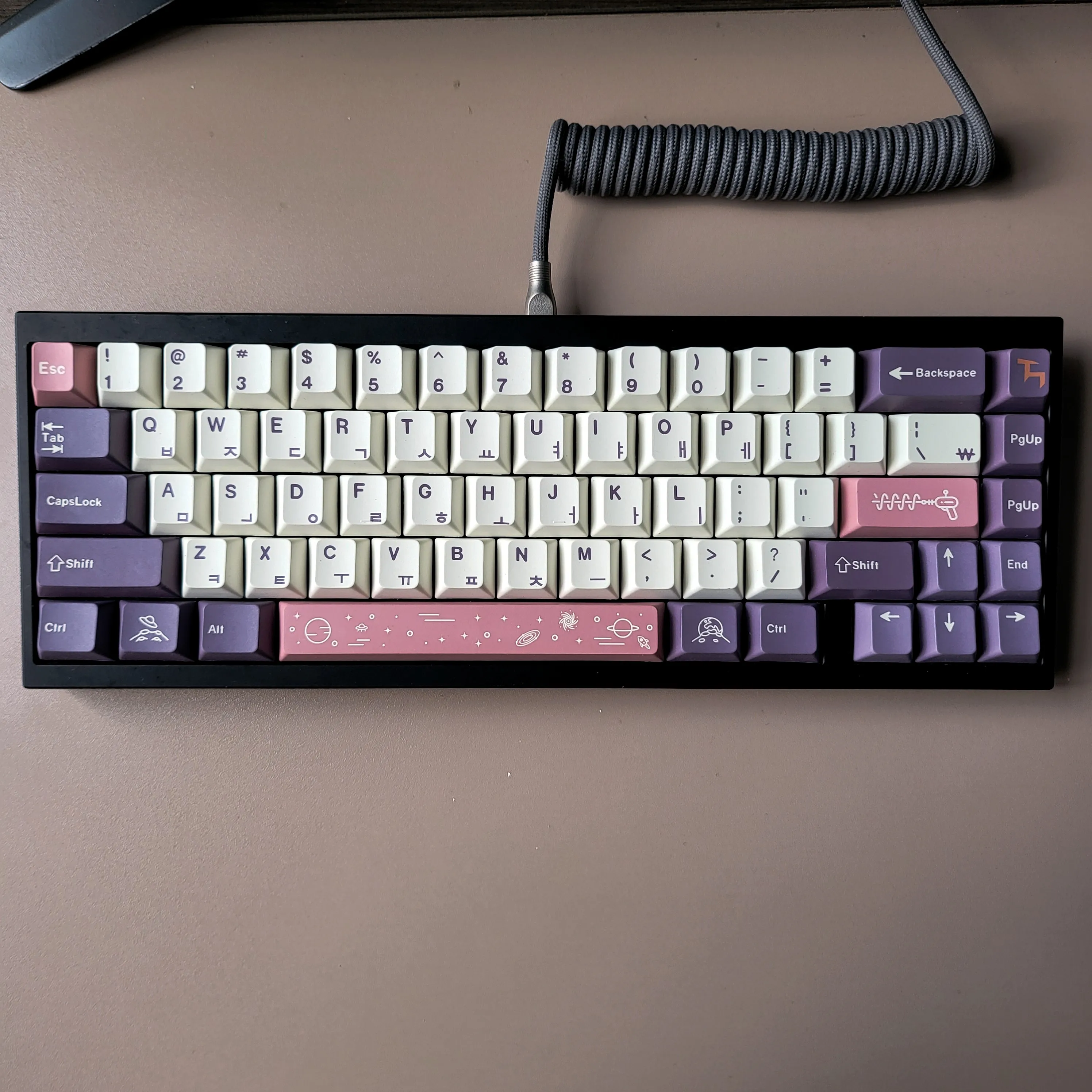 Фиолетовые колпачки для клавиш cherry dye sub - Фотография_5
