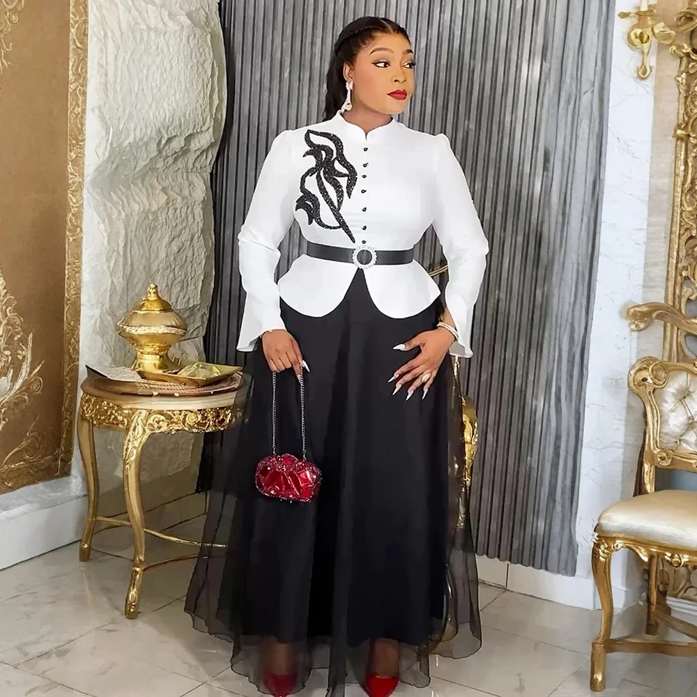 Африканские вечерние платья больших размеров для женщин - Фотография_4