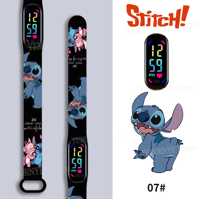 Цифровые детские часы disney stitch