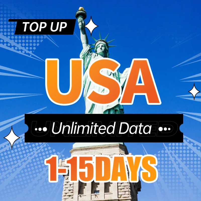 Сша предоплата 4g sim-карта 1-15