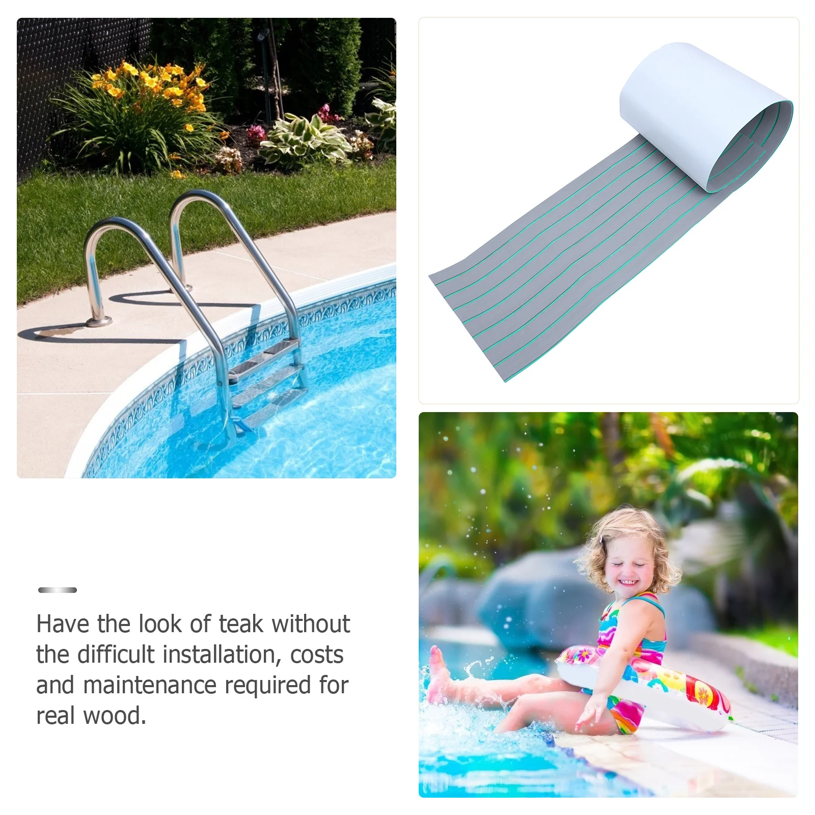 1 рулон eva синтетическая подушка для палубы из тикового дерева