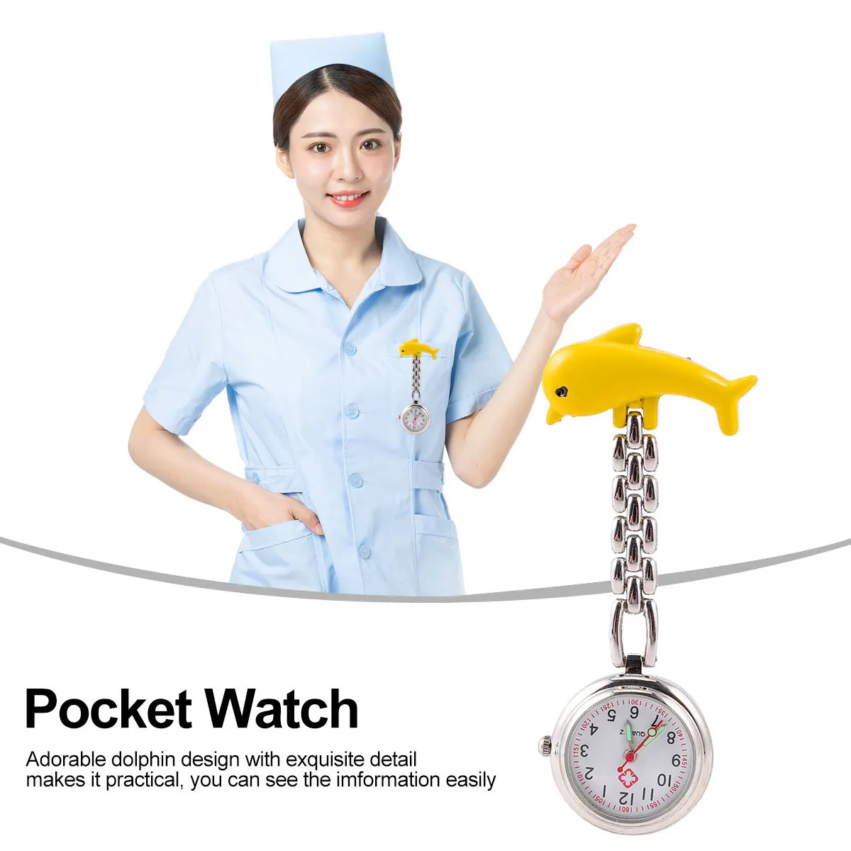 Креативные серебристые часы светящиеся - Фотография_5