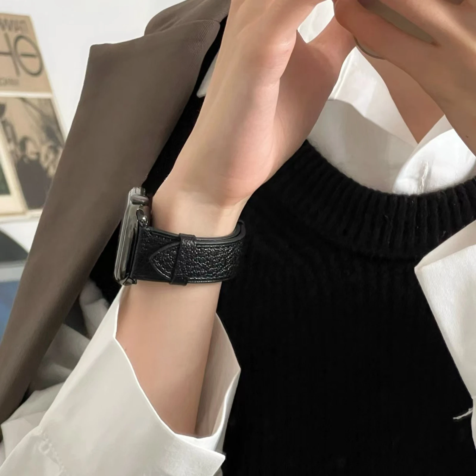 Кожаный ремешок для apple watch - Фотография_4
