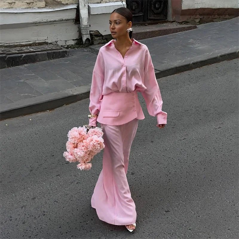 Осенний розовый, черный женский - Фотография_2