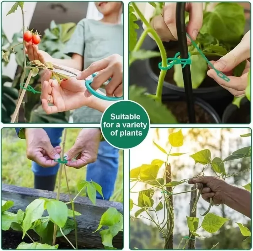 Регулируемые пластиковые кабельные стяжки для растений - Фотография_6