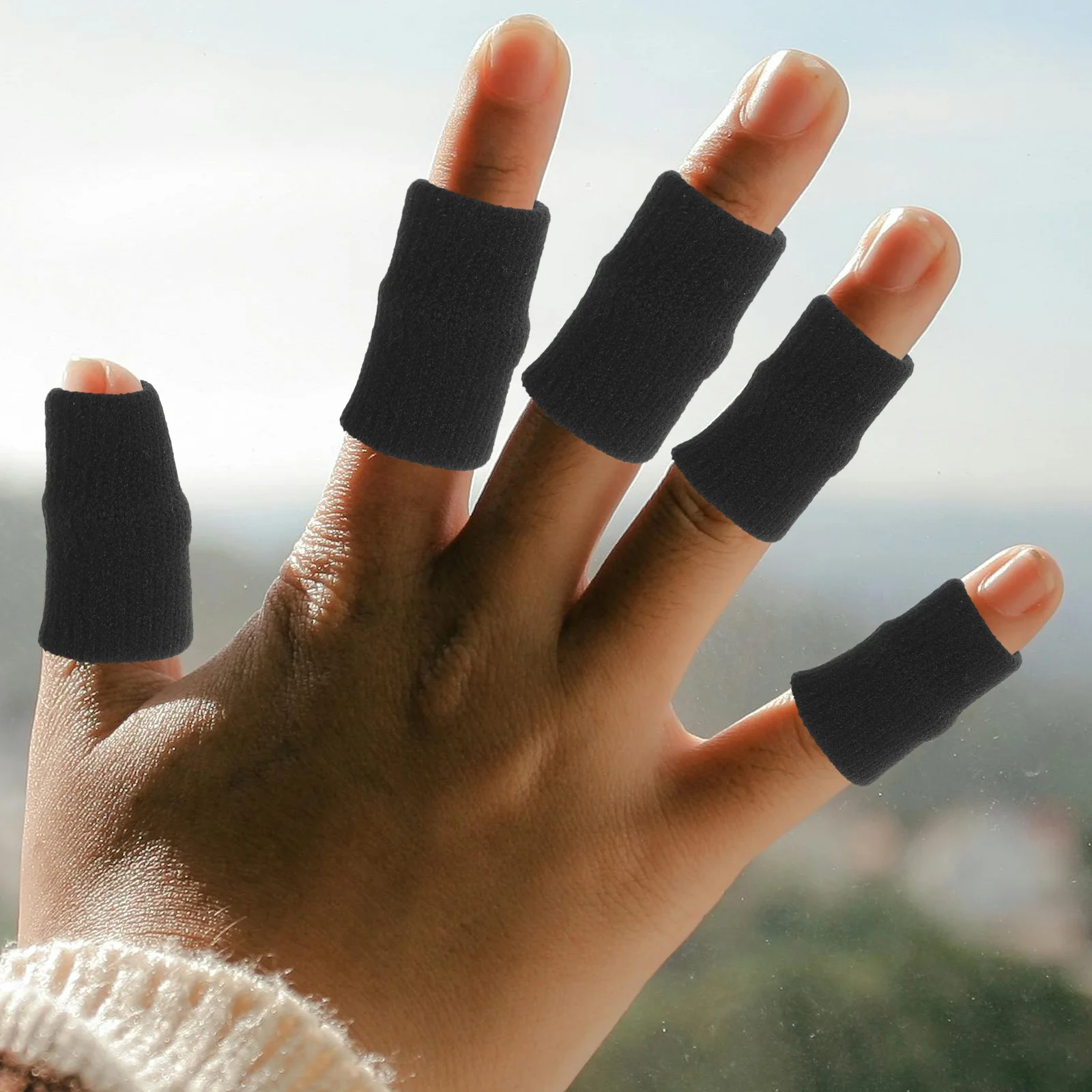 Эластичные дышащие рукава для пальцев - Фотография_3