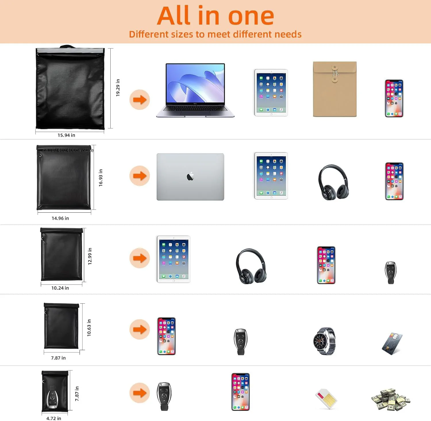 Водонепроницаемые мешки для ключей - Фотография_3