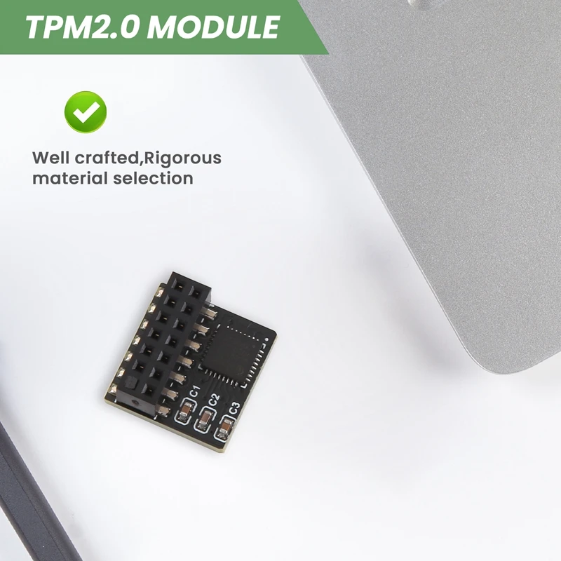 Модуль безопасности xtech tpm tpm2.0 для asus tpm spi - Фотография_6