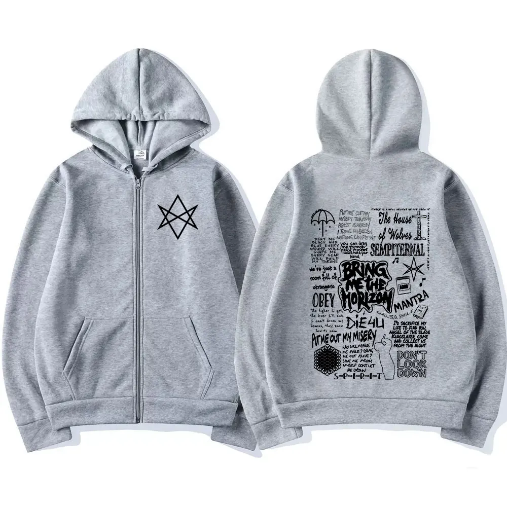 Толстовка bringme thehorizon на молнии - Фотография_5