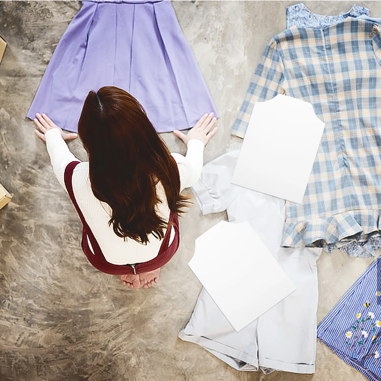 Белые картонные вставки для рубашек - Фотография_6