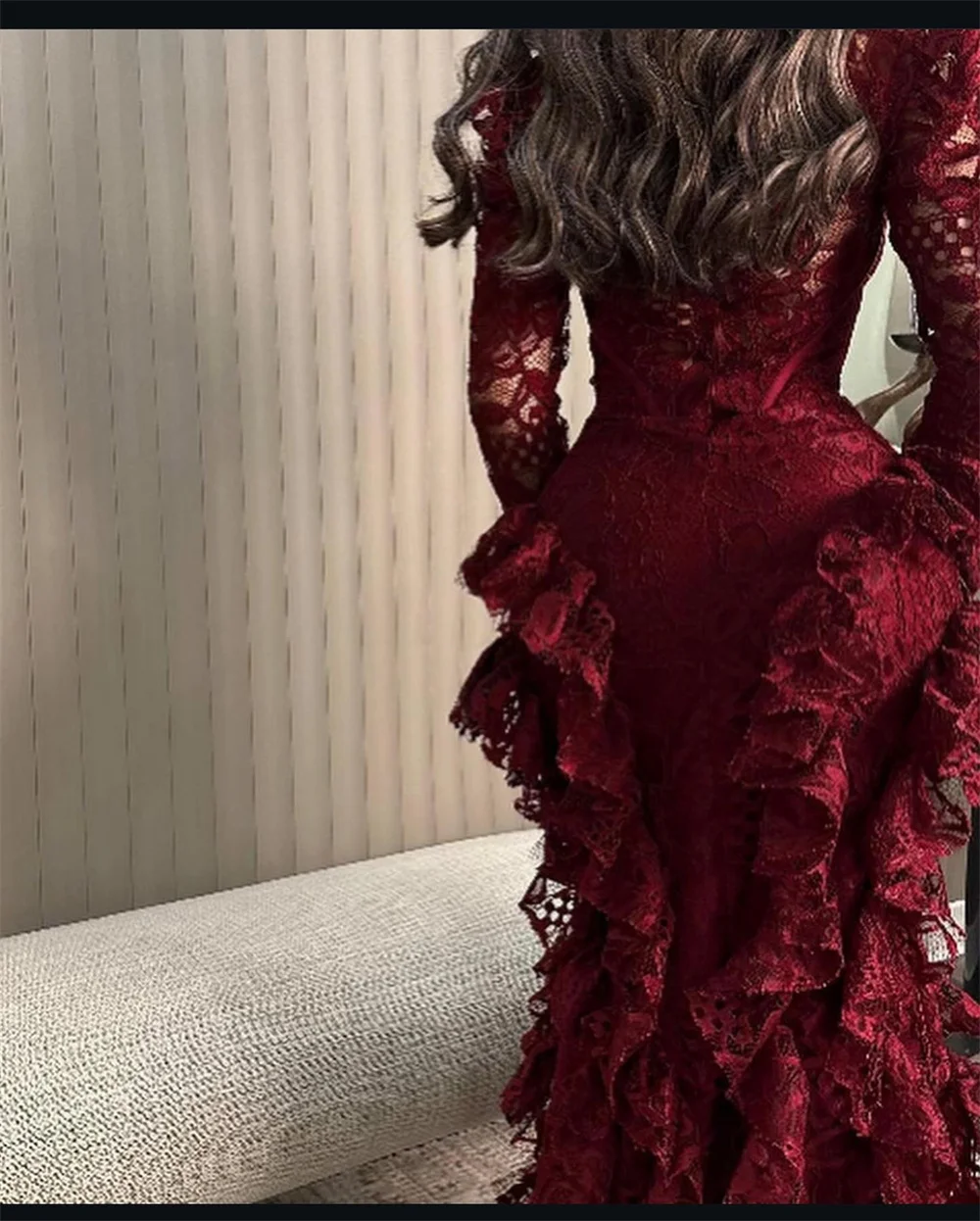 Bella кружевное сексуальное платье русалки по индивидуальному заказу - Фотография_3