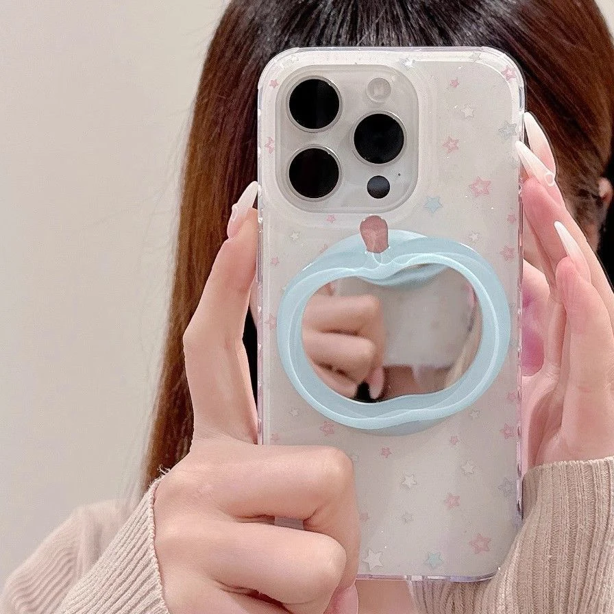 Корейское милое 3d зеркало для макияжа apple для magsafe griptok - Фотография_5