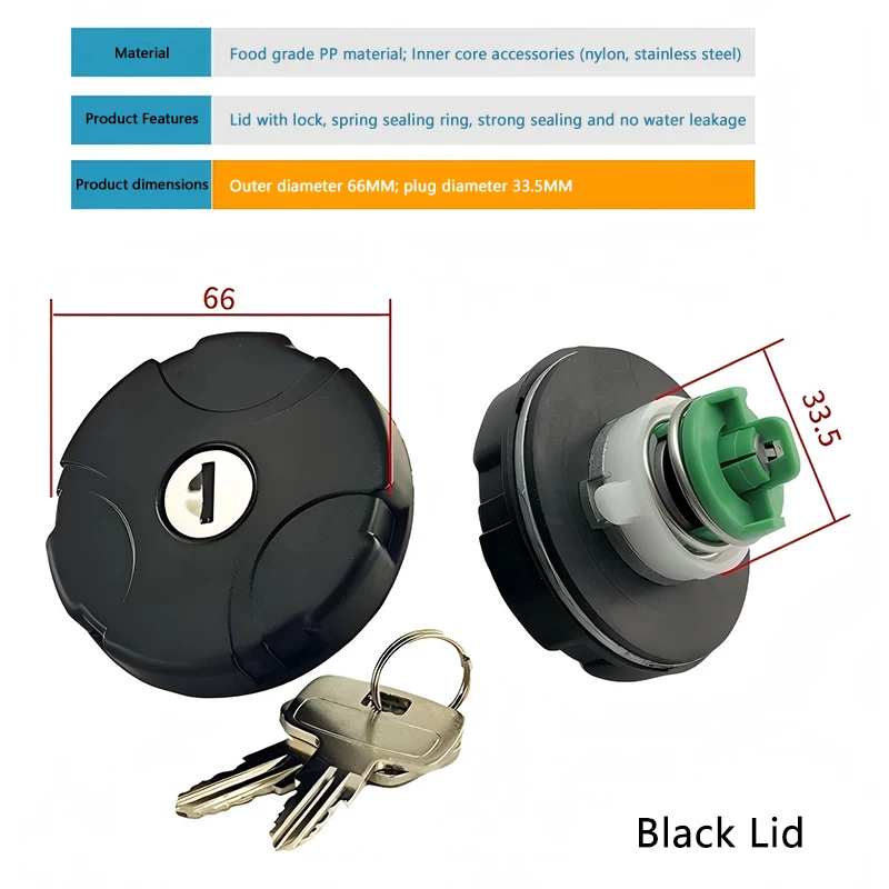 1 комплект, фиксирующая крышка резервуара для воды на колесах - Фотография_6